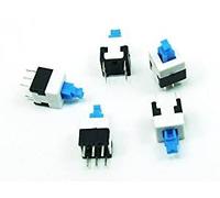 POPESQ® - Pack of 5 x Mini Button/Switch 8 x 8 mm Momentary Micro Switch THT PCB #A694