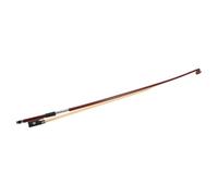 POPETPOP 1/2 Size Violin Bow for Beginners with Ebony Frog and Sandalwood Stick, Straight Student Violin Practice Bow with Parisian Eyes and Smooth Screw Adjustment for Orchestral Use