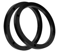 POPETPOP 1 Pair 6.5 Inch Car Speaker Spacer Rings Plastic Speaker Adapter for Audio System, Sturdy and Hollow Design to Sound Clarity and Mounting Stability