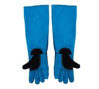 POPETPOP 1 Pair Fake Leather Dog Cat Handling Gloves Anti-bite Pet Grooming Gloves for Bathing Feeding