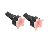 POPETPOP 1 Pair Flower Air Freshener Decorative Auto Vent Clips for Fragrance Enthusiasts Easy Installation Compatible with Various Car Models Cute Design
