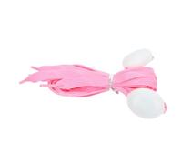 POPETPOP 1 Pair Pink LED Luminous Shoelaces Nylon Flashing Glowing Shoe Laces for Skating Sneakers Unisex Replacement Night Safety Accessories