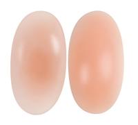 POPETPOP 1 Pair Silicone Shoulder Pads Push-up Shoulder Enhancer Lightweight Prevents Slipping Invisible Natural Skin Tone Soft Silicone Shoulder-Shaped Design for Dresses on The Go Use