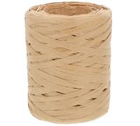 POPETPOP 1 Roll Beige Paper Rope for Wrapping and DIY Craft Projects, Decorative Twine String for Hanging Tags and Packing, Eco-Friendly Paper Twine for Handmade Crafts