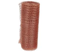 POPETPOP 1 Roll Copper Wire Mesh Roll Weep Hole Cover Garden Protection Easy Installation Brown Wire Mesh for Mouse Hole Barrier