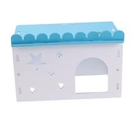 POPETPOP 1 Set Hamster Nest Chinchillas Toy Hamster Climbing Toy Wooden Chinchilla House Wooden Bath Play Small Animal Hideout Hut The Rat Wpc