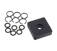POPETPOP 1 Set Impact Retaining Ring Clip Kit with O-Rings and Anvil Install Tool for Cordless Electric Pneumatic Impact Wrenches Friction Ring with Repair Accessories