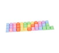 POPETPOP 1 set Keycaps Durable Rainbow Keyboard Key Caps for Mechanical Keyboards Height Easy to DIY Scratch Dust Resistant Vibrant Colors