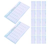 POPETPOP 10 Books A6 Monthly Planner Refills for 6 Ring Binder with Refillable Paper, Weekly Meal Planning Inserts, Elegant Design, Suitable for Home and Office Use