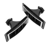 POPETPOP 10-inch Black Brushed Tweeter Horn with LED Lights 2pcs for Stage Speaker Accessories, Audio System Replacement Part Suitable for Live Sound and Car Audio Use