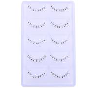 POPETPOP 10 Pairs Stem False under Eye Lashes Natural Look Bottom Eyelashes Strip for Makeup Beginners and Daily Wear