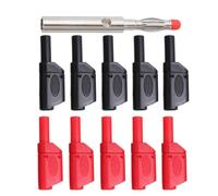 POPETPOP 10 Pcs 10 Pcs Insulated Banana Plug Adapters All-copper Retractable Connectors for Multimeter Test Leads Freeze Resistant and Heat Tolerant for Audio and Speaker Wire Applications