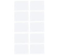 POPETPOP 10 Pcs Thick PVC Zipper Binder Pockets A5 A6 B5 Multi-Functional Document Filing Bags Card and Bill Storage Pouch for Office and School Use