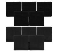 POPETPOP 10 Sets Car Mat Fixing Stickers Car Carpet Fixing Tape Double Sided Tape Nylon Hot Melt Adhesive Black for Auto Interior Weather Conditions