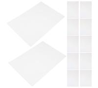 POPETPOP 10 Sheets Holographic Sticker Self Adhesive Film Sheets Pet A4 10 Sheets Broken Glass Effect for DIY Craft Decoration