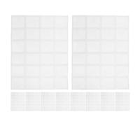 POPETPOP 10 Sheets Ice Packs for Coolers with Self-absorbing Design and Easy Inspection, Pe Nonwoven Material, 24 Slots Per Sheet, for Food and Perishable Items in Commercial Settings