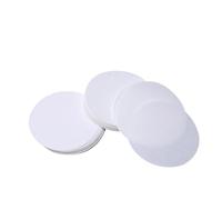 POPETPOP 100 Pack 12. 5cm Qualitative Filter Paper Discs, Medium Flow Rate, Laboratory Grade (white)