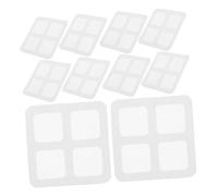 POPETPOP 100 Pcs Mesh Drain Hair Catcher Stickers Bathroom Floor Filter Sticker Adhesive Clogging Patch for Shower and Window Screen Repair Home Use