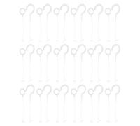 POPETPOP 10000pcs J Hooks Tag Fasteners Plastic Garment Fasteners 3cm/1.2' Secure Tagging Performance Gentle on Fabrics Retail Handling for Clothing and Small Packaging