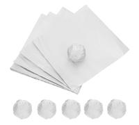 POPETPOP 100pcs Aluminum Foil Chocolate Candy Wrappers for Christmas and Parties, Easy to Shape and Safe for Food Use, Silver Foil Paper Wrapping Sheets for Chocolates and Candies