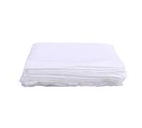 POPETPOP 100pcs Anti-static White Microfiber Cleaning Cloths for Electronics and Optical Instrument Manufacturing, Polyester Dust-free Wipers, Super Absorbent 6x6 Inch Cloth for Phones