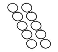POPETPOP 100pcs Black Elastic Hair Ties for Women and Nylon Hair Accessories with Strong Hold for Daily Using and Dating