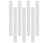POPETPOP 100pcs Disposable Spa Hair Bands Non-woven Fabric Sweat Absorption White Head Wraps for Facial Care and Treatments