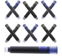 POPETPOP 100pcs Fountain Pen Refills Pen Ink Replacement Accessories 3.4mm Aperture Easy to Carry Ergonomic Design Simple Design Workmanship for Crafts and Writing Letters