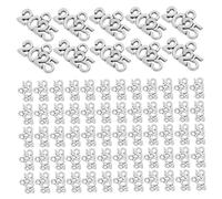POPETPOP 100pcs Graduation Charms Mini Zinc Alloy Keychain Pendants for Jewelry Making Lightweight Zinc Alloy Accessories for Necklaces and Bracelets