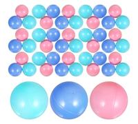POPETPOP 100Pcs Ocean Ball Pit Balls for Safe Crush Resistant PE Party Game Props for Swimming Pools Playhouses Tents and Indoor Outdoor Amusement Pits