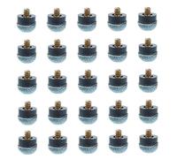 POPETPOP 10Mm Soft Leather Pool Cue Tips Replacement 30Pcs Screw-On American and British Billiard and Snooker Cue Sticks Casual and Professional Use