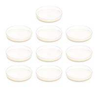 POPETPOP 10Pcs 7Cm Prepoured Agar Plates for Science Experiments - Sterilized Petri Dishes for Lab, School Projects, Medical and Biological Research