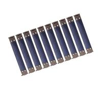POPETPOP 10pcs 9cm Navy Iron Spring Clip Internal Flex Frames Handbag Hinges Accessories for DIY Sewing Craft Clasp Bag Making Supplies