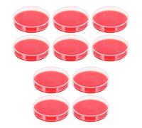 POPETPOP 10pcs Agar Plates Use Culture Medium for Laboratory Medical and Hospital Use with Defibrinated Animal for Hemolysis and Bacteria Culturing