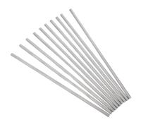 POPETPOP 10pcs Aluminum Rod for Thermal Conduction Experiment with Smooth Surface and Efficient Heat Dissipation, 20cm Metal Rod for Physics Education Supplies and School Lab Equipment
