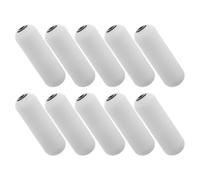 POPETPOP 10pcs Back Lotion Applicator Roller with Sponge Head for Easy Back Application, Reduces Repetitive Strain, After Workouts and Bedroom Use, White Replacement Cream Body Roller
