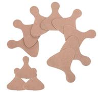 POPETPOP 10pcs Beige Nasal Strips for Sleeping Breath Easy Nose Patches, Skin Safe and Does Not Hurt the Skin, Easy to Tear Nose Breathing Strips for Allergic Relief