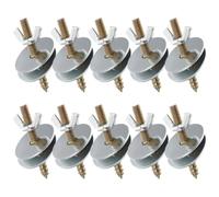 POPETPOP 10pcs Birdcage Stand Screw Kit Washers for Cage Accessories Fixing Screws for Parrot Cage Hamster Springboard
