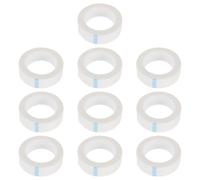 POPETPOP 10pcs Breathable Non-woven Eyelash Extension Tape Adhesive Lash Grafting Tape for Professional Beauty Salon Use White