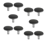 POPETPOP 10pcs Desk Fixed Feet Chair Casters Wear-resist Wheels Casters 1.97x1.97x1.38in Quiet Easy Installing Office Chair Wheel Replacement for Office Sofa
