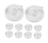 POPETPOP 10pcs Dishwasher Roller Replacement Kit Plastic Wheels and Studs for Lower Rack Compatible Most Dishwashers Essential Kitchen Appliance Repair Parts