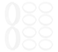 POPETPOP 10pcs DIY Hamster Cage Tubes Replacement Tube Rings Connectors for Indoor Use, Sturdy Plastic Tunnel Circles for Hamster, Hedgehog, and Guinea Pig with Arbitrary Splicing Function
