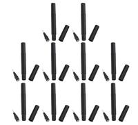 POPETPOP 10pcs Empty Nail Oil Pens 3ml Black Pp Material Refillable Lip Gloss Containers with No Waste Design for Travel and Business Trip