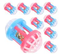 POPETPOP 10pcs Ferret Toy Ball Hamster Toy Sound for Hamster Cylinder Ball Small Pet Bell Random Color