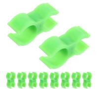 POPETPOP 10pcs Fire Extinguisher Wall Mount Bracket Plastic Holder Clip for Maintenance Fixing Secure Fixation Portable Design for Fire Extinguisher Pipes in Office Safety
