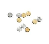 POPETPOP 10pcs Flute Plugs Open Hole Plugs Key for Flute Portable Delicate Metal Silicone Assorted Color Musical Instrument Accessories for Personal Use and Practice Random Color