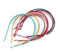 POPETPOP 10pcs Handmade Hair Hoops Cloth Iron Wire Headband and Women, Lightweight Creative Headwear that Does Not Scratch Skin, for Different Occasions and Color