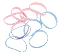 POPETPOP 10pcs Lightweight Silicone Gender Reveal Wristbands for Shower Party, Portable Friendship Bracelets with Unique Design, for Everyday Outfits and Gender Reveal Celebrations
