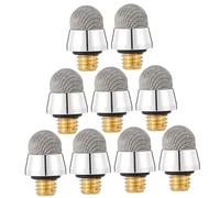 POPETPOP 10pcs M5 Threaded Capacitive Stylus Pen Tips Replacement Fiber Tips for Touchscreen Tablets Smartphones High Precision Electroplated Copper Alloy Suitable for Stylus Refills