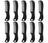 POPETPOP 10pcs Mens Beard Comb Set Pocket Travel Combs for Mustaches and Hair Styling, Portable Plastic Material, Simple Elegant Design for Personal Use